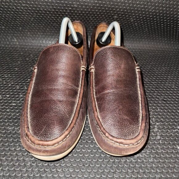 Allen Edmonds Turner Driving Loafers Slip On Brown Leather Shoes Mens Size 9.5D - Picture 2 of 8